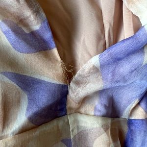 Multicolor Bell Sleeve Mini Dress 🍬💜